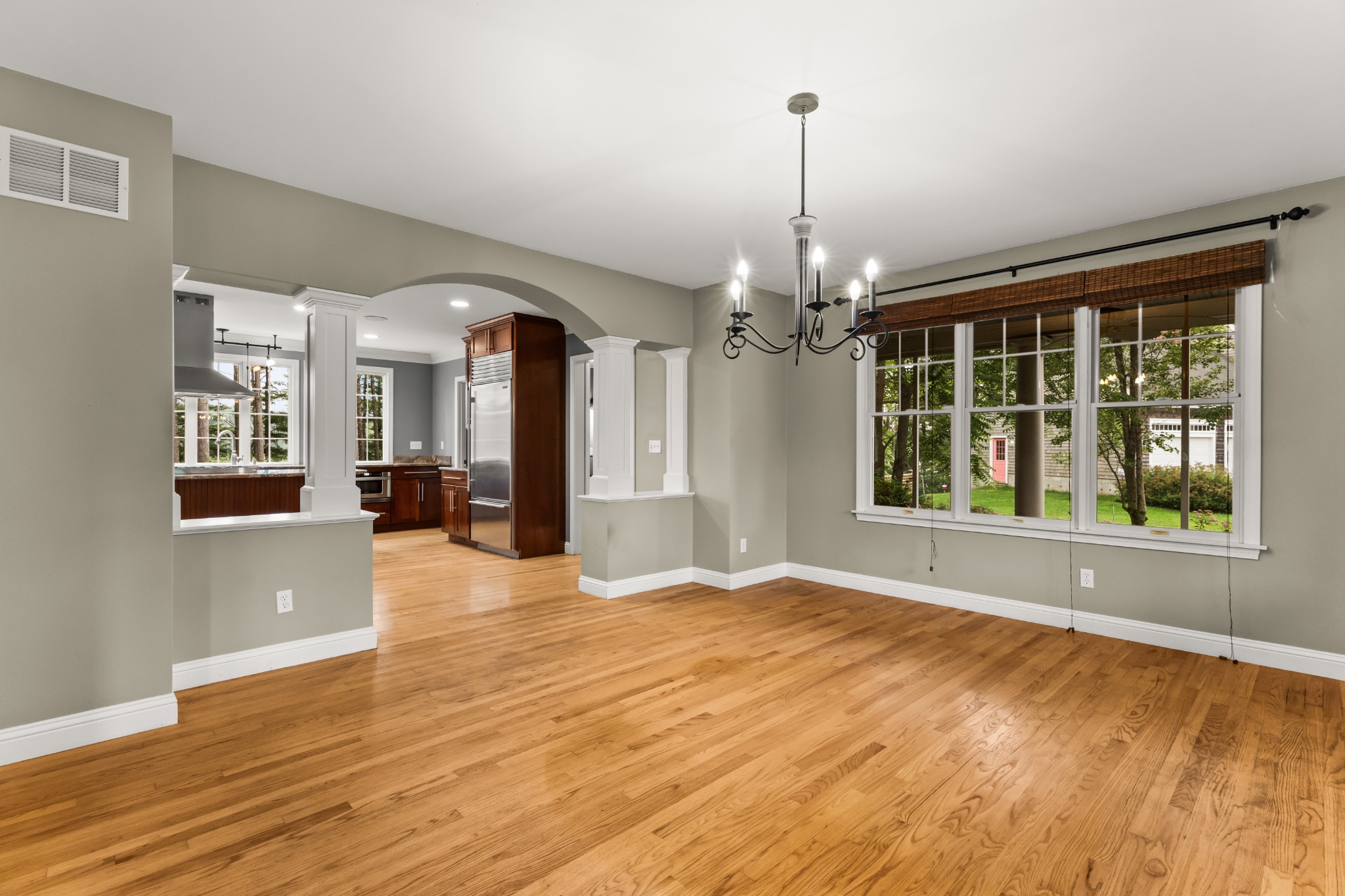 Dining room as photographed