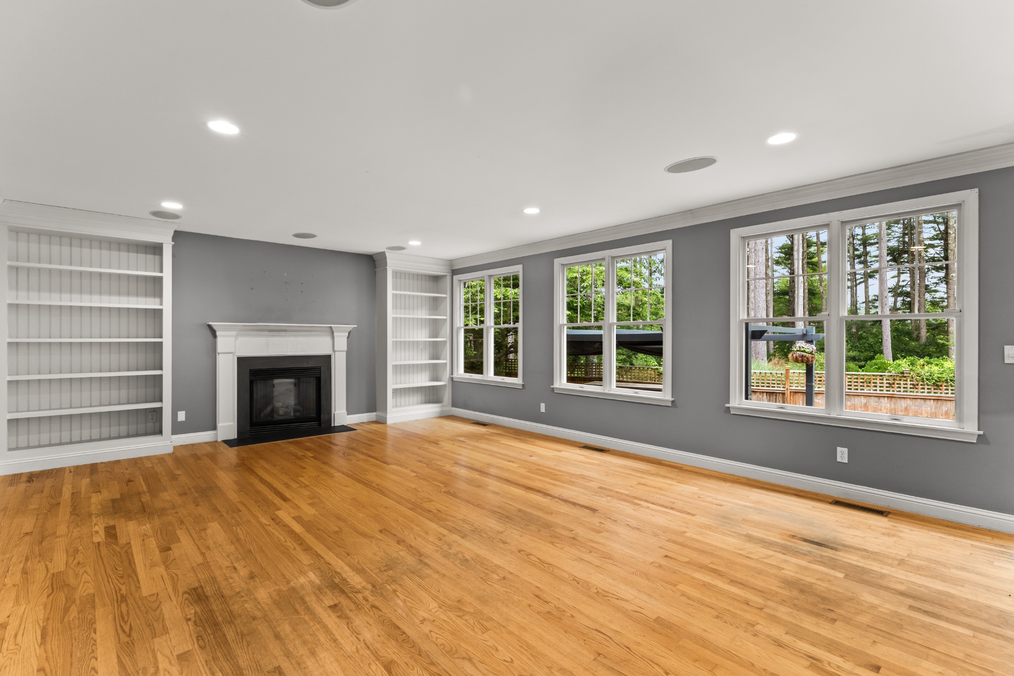 Family room as photographed
