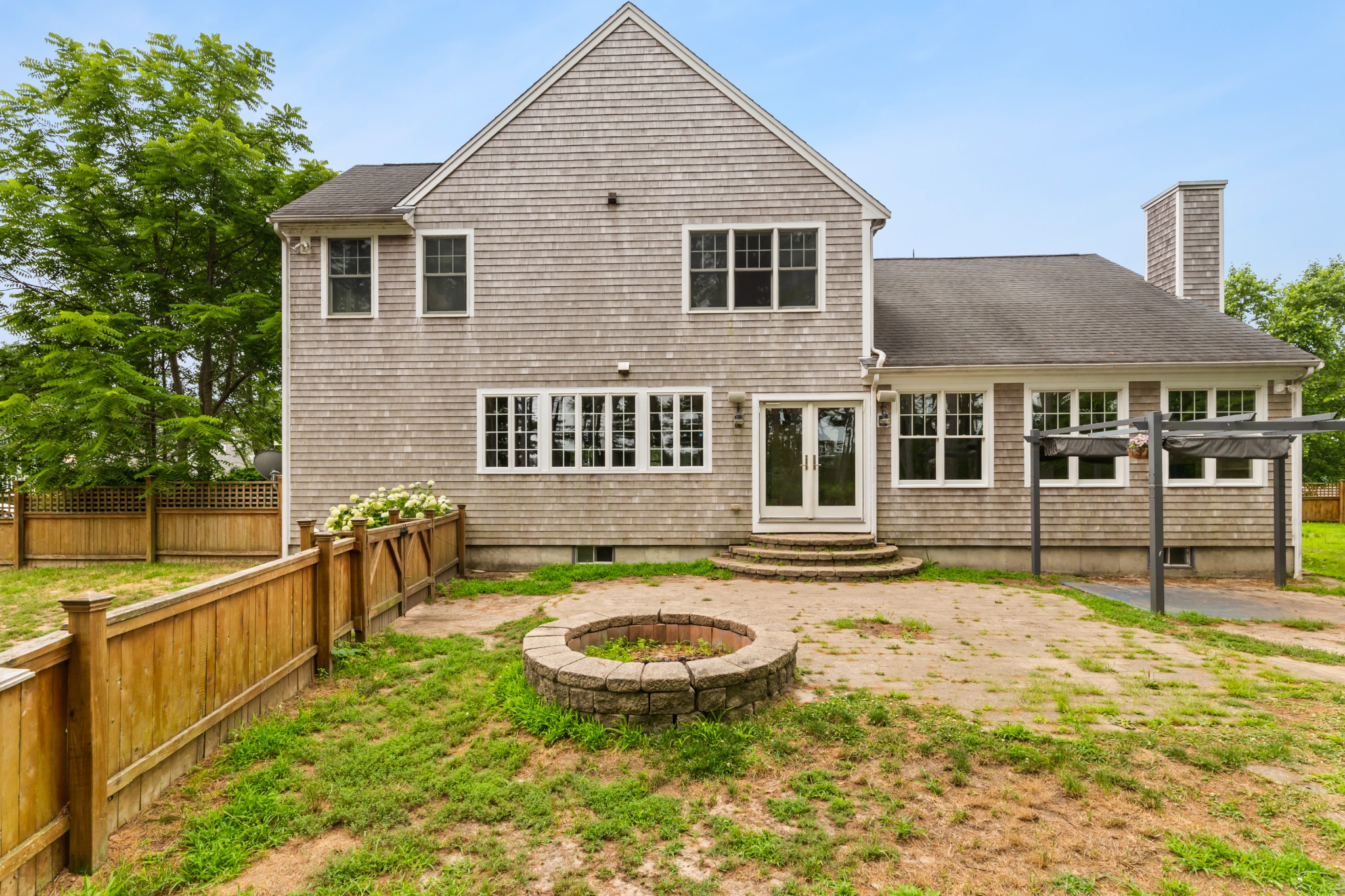 Rear exterior and patio